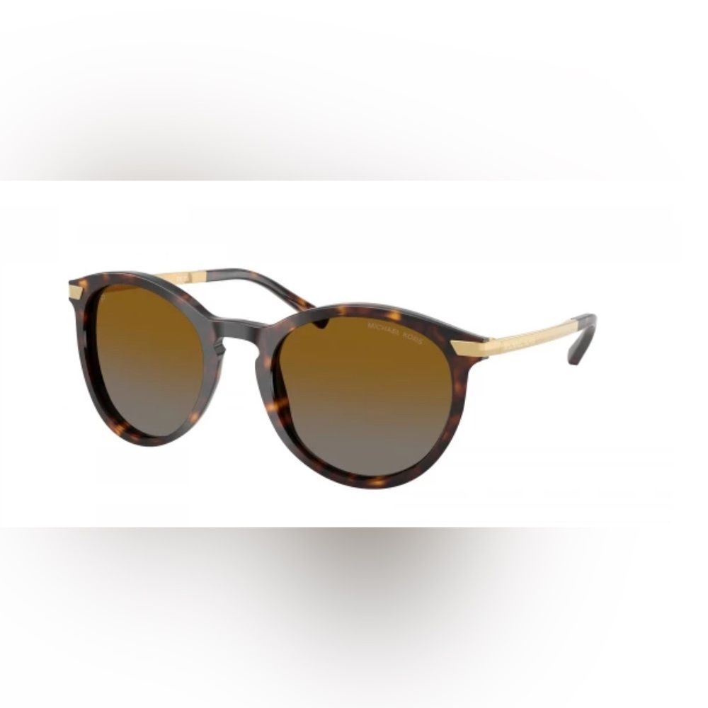 Michael Kors Tortoise Sunglasses with Gold Accents round brown lens rx